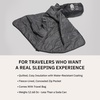 image:imageTrtl Mini Wrap Compact Blanket for Travel  Quilted Insulation  Convenient Packable Blanket  Comes with RollTop Bag  Features a Secure PocketSmall