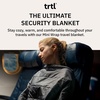 image:imageTrtl Mini Wrap Compact Blanket for Travel  Quilted Insulation  Convenient Packable Blanket  Comes with RollTop Bag  Features a Secure PocketSmall