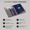 image:imageTrtl Passport Cover  Document Organizer For Passport Credit Cards and Tickets  Made With Durable WaterResistant Vegan Leather
