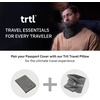image:imageTrtl Passport Cover  Document Organizer For Passport Credit Cards and Tickets  Made With Durable WaterResistant Vegan Leather