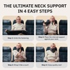 image:imageTrtl Pillow  Scientifically Proven Neck Support Travel Pillow for Airplanes  Lightweight and Machine Washable  Ergonomic Design for Traveling on Cars and Trains  RedCoral