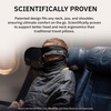 image:imageTrtl Pillow Plus  Airplane Neck Pillow for Traveling  HeightAdjustable Breathable Travel Pillow for Head and Neck Support While on Planes Cars and Trains  Machine WashableCharcoal