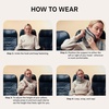 image:imageTrtl Pillow Plus  Airplane Neck Pillow for Traveling  HeightAdjustable Breathable Travel Pillow for Head and Neck Support While on Planes Cars and Trains  Machine WashableCharcoal