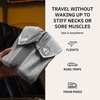 image:imageTrtl Pillow Plus  Airplane Neck Pillow for Traveling  HeightAdjustable Breathable Travel Pillow for Head and Neck Support While on Planes Cars and Trains  Machine WashableCharcoal