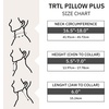 image:imageTrtl Pillow Plus  Airplane Neck Pillow for Traveling  HeightAdjustable Breathable Travel Pillow for Head and Neck Support While on Planes Cars and Trains  Machine WashableCharcoal