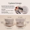 image:imageTrtl Travel Pillow Original 20  Scientifically Proven Super Soft Travel Pillow with Premium Head amp Neck Support  for Airplane Travel  Machine Washable  Lightweight amp Compact  Jet Black  SmallSand Beige