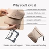 image:imageTrtl Travel Pillow Original 20  Scientifically Proven Super Soft Travel Pillow with Premium Head amp Neck Support  for Airplane Travel  Machine Washable  Lightweight amp Compact  Jet Black  SmallSand Beige