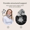 image:imageTrtl Travel Pillow Original 20  Scientifically Proven Super Soft Travel Pillow with Premium Head amp Neck Support  for Airplane Travel  Machine Washable  Lightweight amp Compact  Jet Black  SmallSand Beige