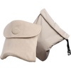 image:imageTrtl Travel Pillow Original 20  Scientifically Proven Super Soft Travel Pillow with Premium Head amp Neck Support  for Airplane Travel  Machine Washable  Lightweight amp Compact  Jet Black  SmallSand Beige