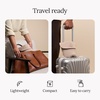 image:imageTrtl Travel Pillow Original 20  Scientifically Proven Super Soft Travel Pillow with Premium Head amp Neck Support  for Airplane Travel  Machine Washable  Lightweight amp Compact  Jet Black  SmallSand Beige