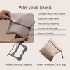 image:imageTrtl Travel Pillow Original 20  Scientifically Proven Super Soft Travel Pillow with Premium Head amp Neck Support  for Airplane Travel  Machine Washable  Lightweight amp Compact  Jet Black  SmallSand Beige