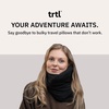 image:imageTrtl Travel Pillow Warm  Scientifically Proven Neck Pillow for Traveling and Sleeping  with Thermoregulating Fabric for Added Warmth  Lightweight Plane Neck Pillow