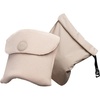 image:imageTrtl Travel Pillow Original 20  Scientifically Proven Super Soft Travel Pillow with Premium Head amp Neck Support  for Airplane Travel  Machine Washable  Lightweight amp Compact  Jet Black  SmallSand Beige