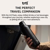 image:imagetrtl Travel Water Bottle Flask Insulated Water Bottle That Keeps Drinks Cool for Up to 24 Hours  Secure LeakProof Lid