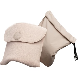 image:imageTrtl Travel Pillow Original 20  Scientifically Proven Super Soft Travel Pillow with Premium Head amp Neck Support  for Airplane Travel  Machine Washable  Lightweight amp Compact  Jet Black  SmallSand Beige