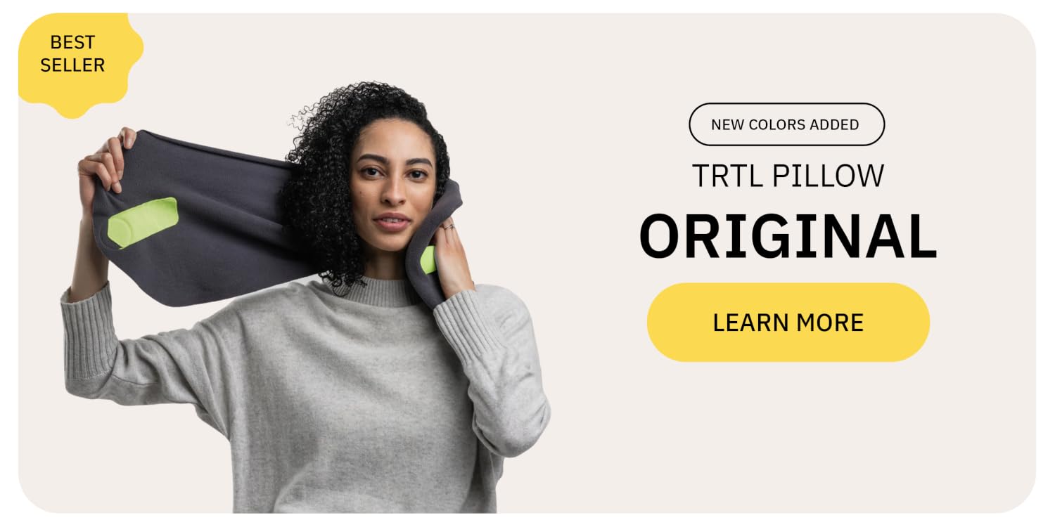 Trtl Neck Pillows ：Lightweight, Washable Travel Sleep Essentials