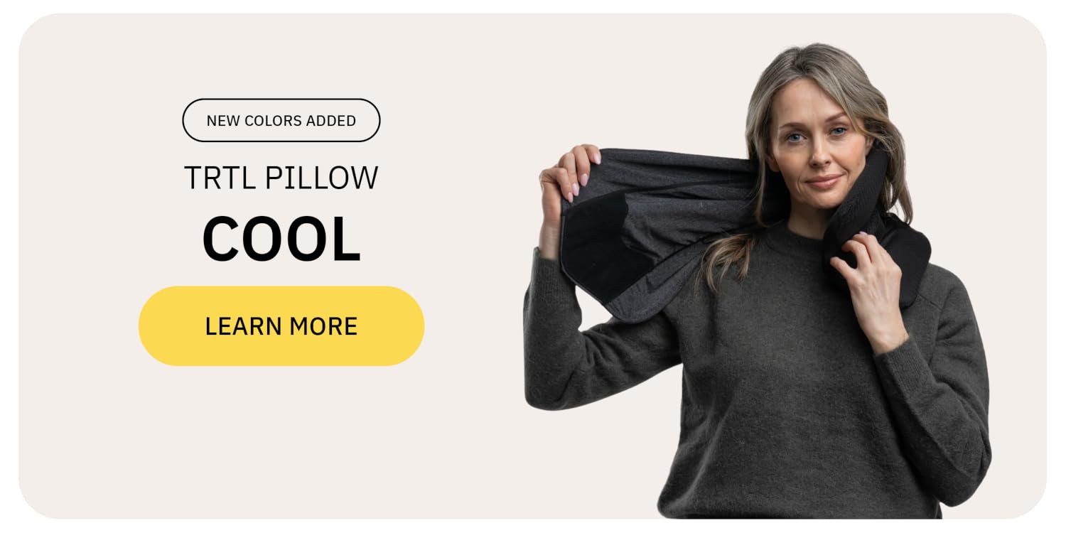 Trtl Neck Pillows ：Lightweight, Washable Travel Sleep Essentials